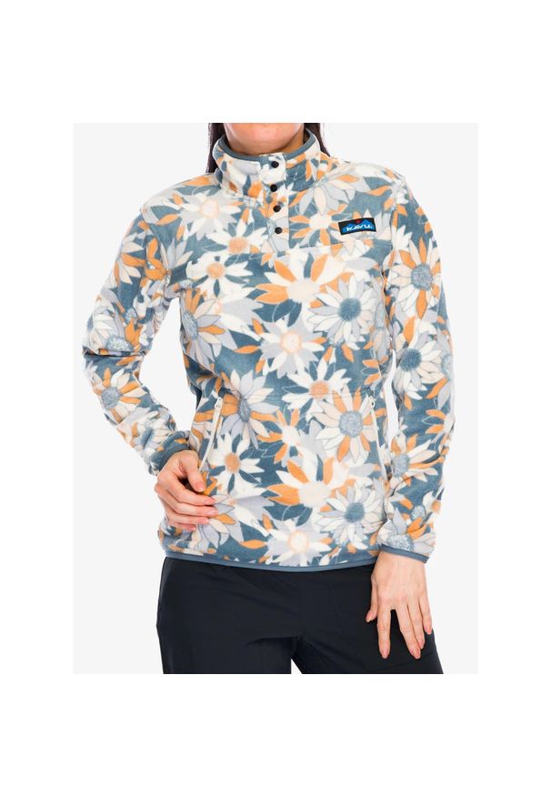 KAVU - Bluza polarowa damska Kavu Cavanaugh. Kolor: niebieski. Materiał: polar