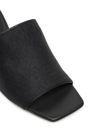 Calvin Klein Klapki Heel Slide 50 - Jacq HW0HW02387 Czarny. Kolor: czarny. Materiał: materiał