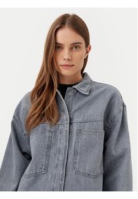 only - ONLY Kurtka jeansowa Emmie 15336153 Szary Regular Fit. Kolor: szary. Materiał: bawełna #3