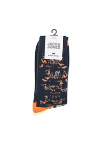 Jack & Jones - Jack&Jones Zestaw 5 par wysokich skarpet męskich 12237457 Granatowy. Kolor: niebieski. Materiał: bawełna #6