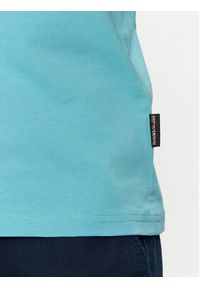 Napapijri T-Shirt Salis NP0A4H8D Niebieski Regular Fit. Kolor: niebieski. Materiał: bawełna #3