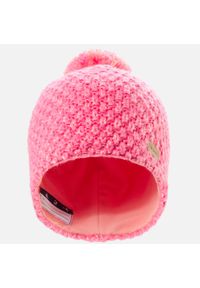 WEDZE - Czapka narciarska dla dzieci Wedze Timeless. Kolor: różowy. Materiał: akryl, materiał, poliester, elastan. Sezon: zima. Styl: sportowy #2