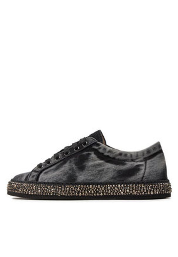 LE SILLA - Le Silla Sneakersy Andrea 1617Z020M1PPGIR849 Czarny. Kolor: czarny. Materiał: materiał