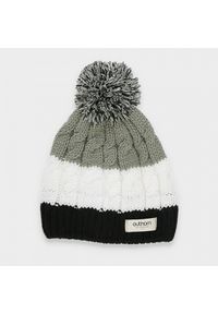 outhorn - Czapka zimowa męska. Materiał: polar, materiał, poliester, akryl, dzianina. Wzór: ze splotem, aplikacja. Sezon: zima #2