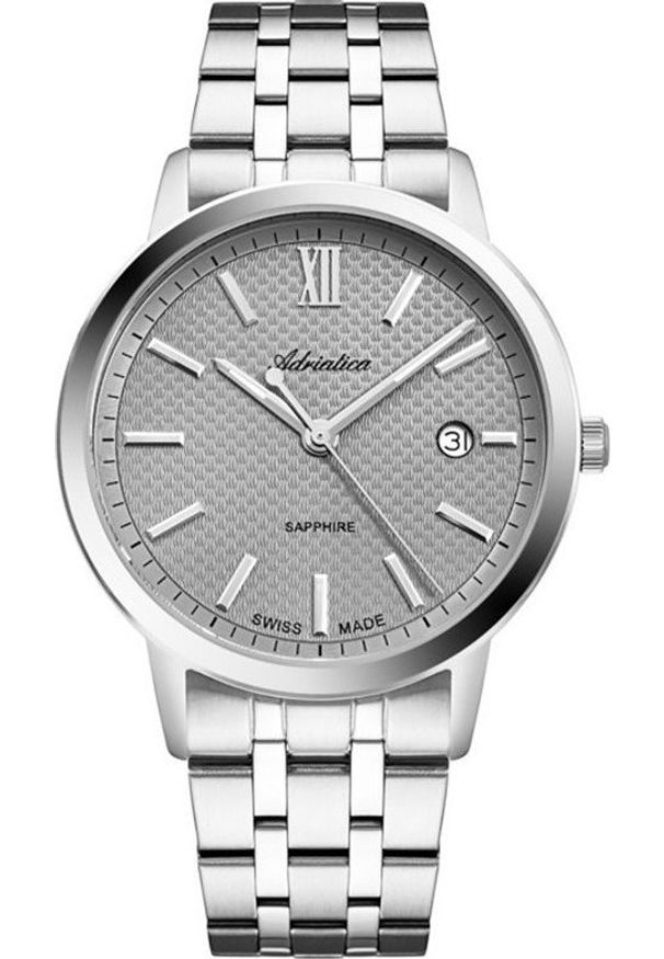 Zegarek Adriatica Zegarek męski Adriatica A8333.5167Q srebrny. Kolor: srebrny