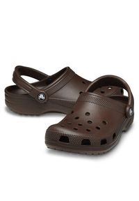 Crocs Klapki Classic Clog 10001 Brązowy. Kolor: brązowy #4