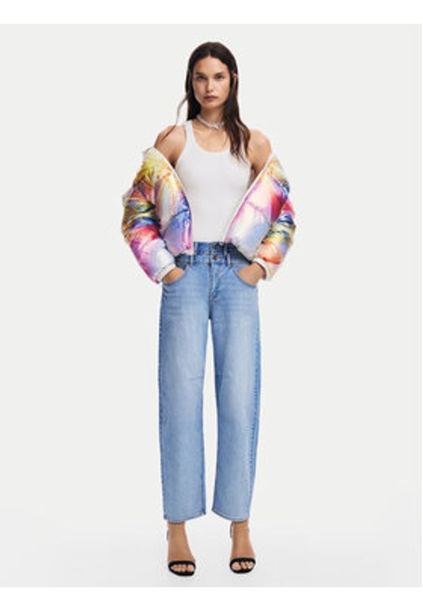 Desigual Kurtka zimowa Kalmar 24WWEW40 Kolorowy Regular Fit. Materiał: syntetyk. Wzór: kolorowy. Sezon: zima