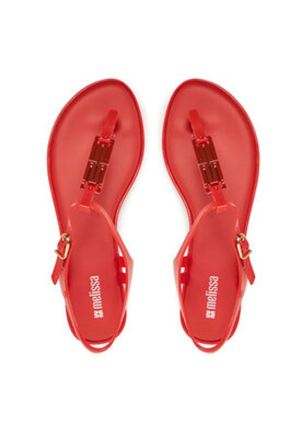 melissa - Melissa Sandały Solar M Chic Ad. 35907 Czerwony. Kolor: czerwony