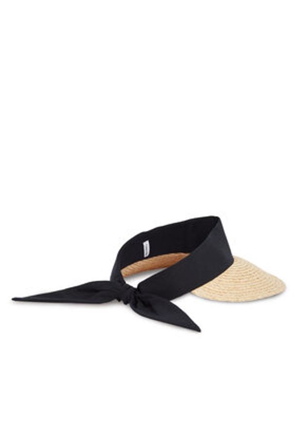 Calvin Klein Daszek Ck Linen Headband Straw Visor K60K612916 Beżowy. Kolor: beżowy. Materiał: poliester, materiał
