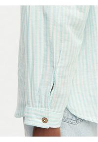 Roxy Koszula Morning Shine Stripe ERJWT03747 Niebieski jasny Loose Fit. Kolor: niebieski. Materiał: bawełna #3