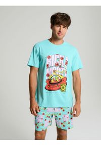 Sinsay - Piżama dwuczęściowa Rick & Morty - błękitny. Kolor: niebieski #1