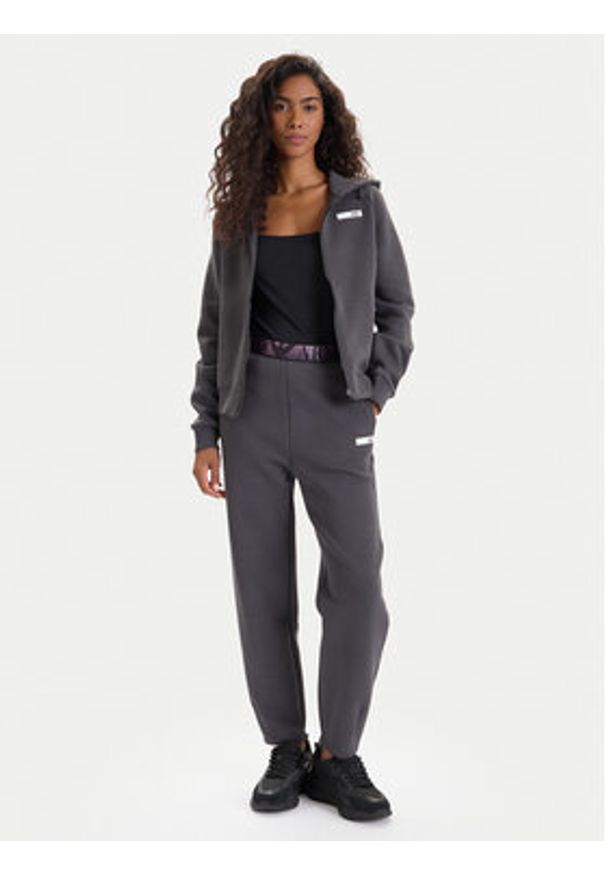 EA7 Emporio Armani Spodnie dresowe 7W000678 AF13151 U8117 Szary Regular Fit. Kolor: szary. Materiał: bawełna, syntetyk