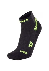 UYN - Skarpety sportowe męski Man Run Veloce Socks - czarny. Kolor: żółty, wielokolorowy, czarny. Sport: bieganie