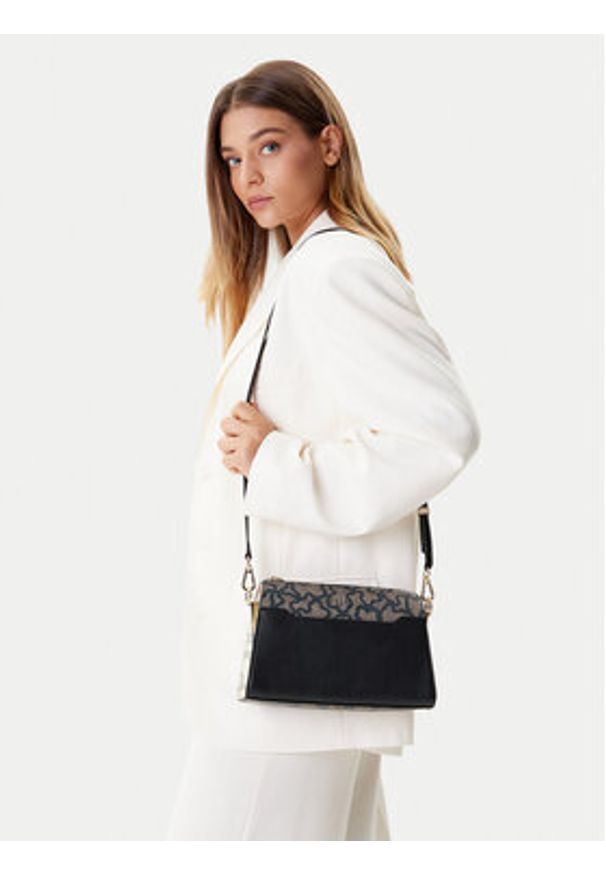 Tous - TOUS Torebka Kaos Icon 2002287551 Czarny. Kolor: czarny. Materiał: skórzane