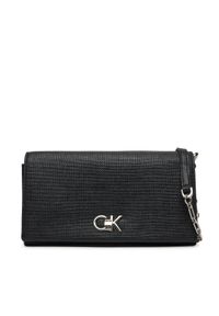 Calvin Klein Torebka Ck Mini Chain Bag_Tex K60K613180 Czarny. Kolor: czarny. Materiał: skórzane