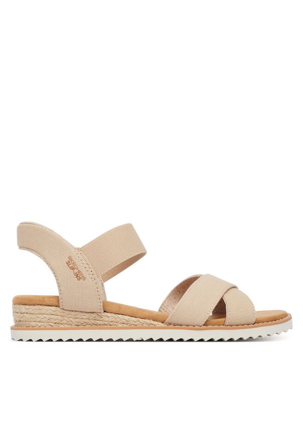 skechers - Sandały Skechers. Kolor: beżowy