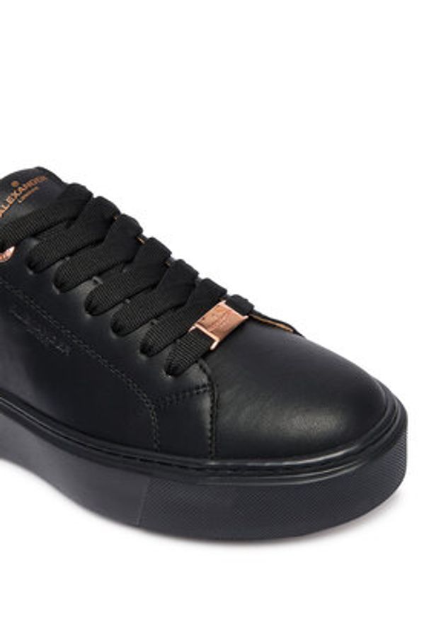 Alexander Smith Sneakersy London ALBCLHW-8012-TBK Czarny. Kolor: czarny. Materiał: skóra