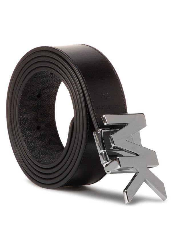 MICHAEL Michael Kors Pasek Męski 34Mm Ctfr Mk Buckle Belt 39H9LBLY1U Czarny. Kolor: czarny. Materiał: skóra