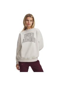 Bluza damska Under Armour Rival Fleece Varsity. Kolor: biały #1