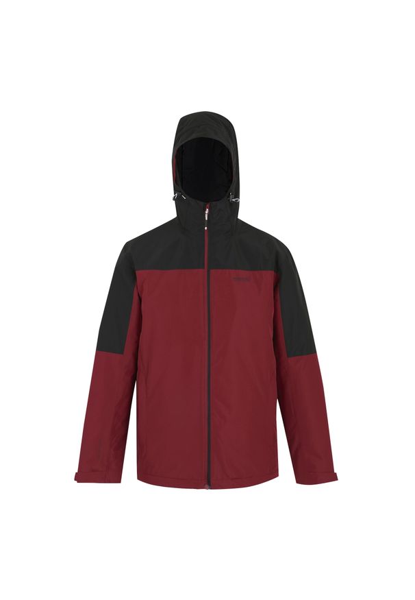 Regatta - Męska Wodoodporna Kurtka Ocieplana Thornridge. Kolor: czerwony. Sport: turystyka piesza