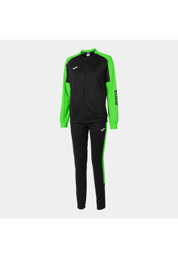 Dres do piłki nożnej damski Joma Eco championship. Kolor: czarny, niebieski, wielokolorowy. Materiał: dresówka