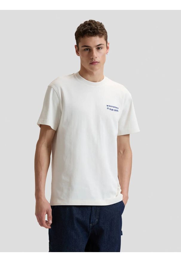 Lee - MESKA KOSZULKA LEE WORKWEAR SOUL TEE NATURAL 112378767