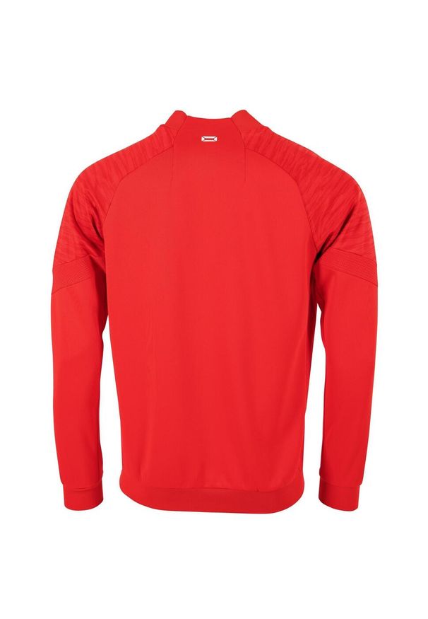 STANNO - Bluza dresowa zapinana na zamek błyskawiczny Stanno Bolt. Kolor: czerwony. Materiał: dresówka. Sport: fitness