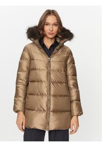 Hetrego - Hetregó Płaszcz zimowy Hanna 8K602F 23WD02 Brązowy Regular Fit. Kolor: brązowy. Materiał: syntetyk. Sezon: zima