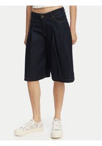 Guess Jeans Bermudy W6GDY5 D7971 Granatowy Bermuda Fit. Kolor: niebieski. Materiał: bawełna #1