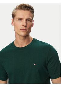 TOMMY HILFIGER - Tommy Hilfiger T-Shirt Ess Seasonal MW0MW39995 Zielony Regular Fit. Kolor: zielony. Materiał: bawełna #5