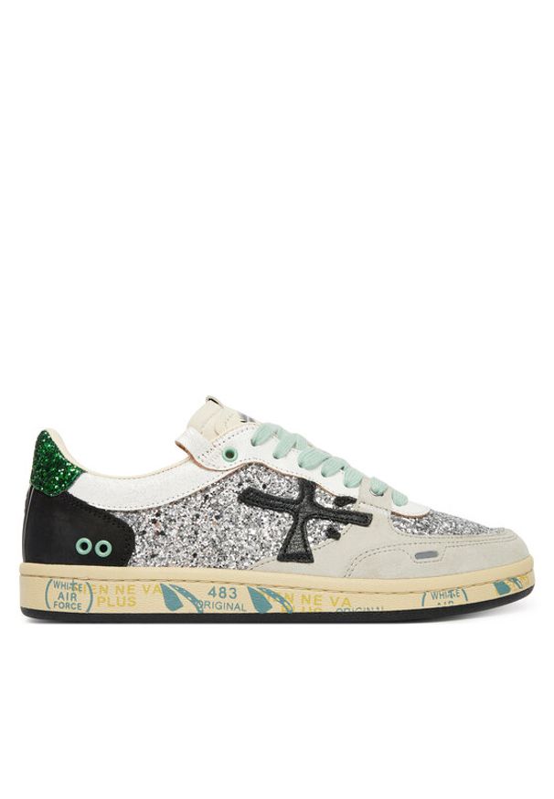 Premiata Sneakersy Clayd Var 8165 Srebrny. Kolor: srebrny. Materiał: skóra, zamsz