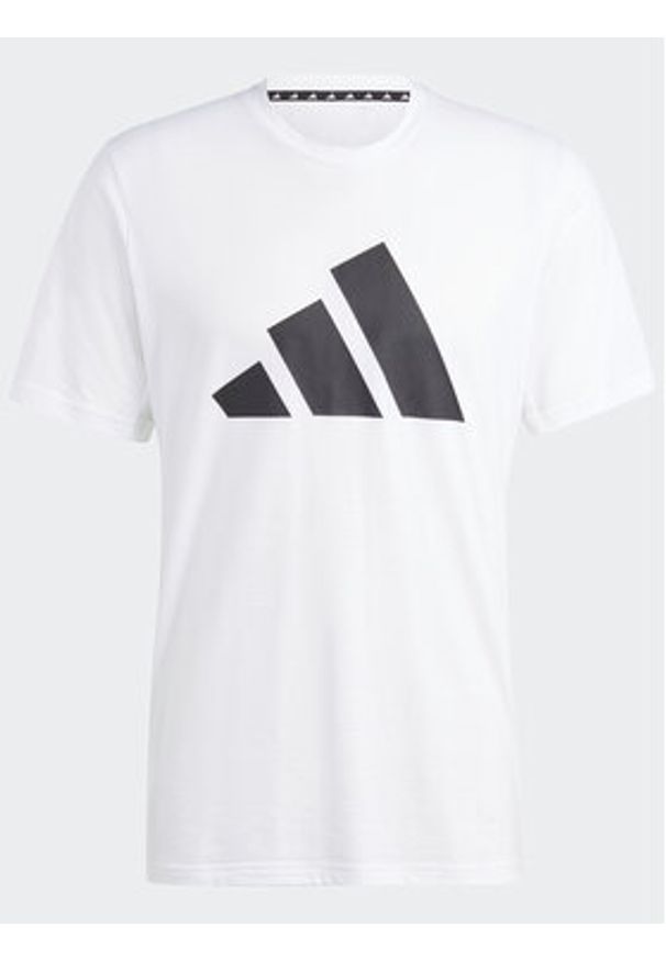Adidas - adidas T-Shirt Train Essentials Feelready Logo Training IM4373 Biały Regular Fit. Kolor: biały. Materiał: syntetyk, bawełna