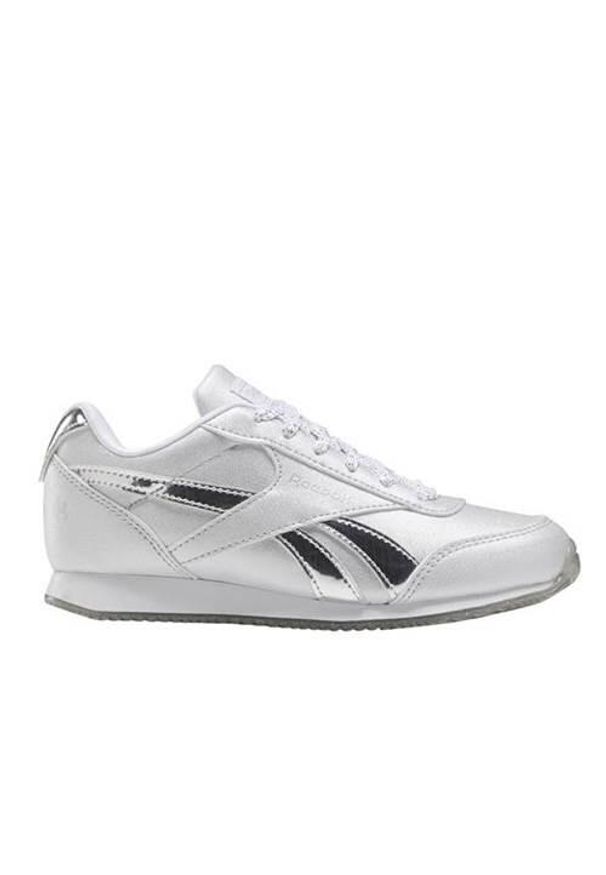 Buty do chodzenia dla dzieci Reebok Royal CL Jogger. Zapięcie: sznurówki. Kolor: biały. Materiał: materiał, syntetyk. Szerokość cholewki: normalna. Model: Reebok Royal. Sport: turystyka piesza