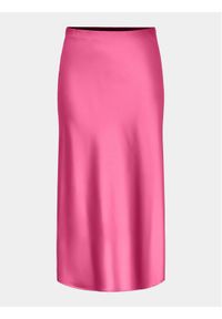 YAS Spódnica trapezowa Pella 26030737 Różowy Regular Fit. Kolor: różowy. Materiał: syntetyk