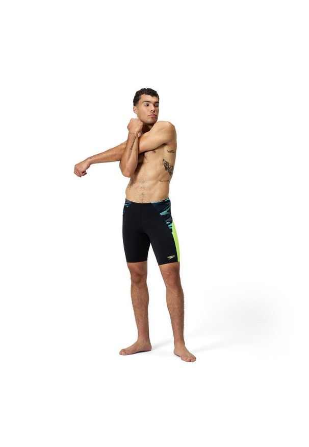 Kąpielówki męskie spodenki kąpielowe Speedo Endurance Max Splice. Kolor: zielony, czarny, wielokolorowy