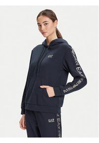 EA7 Emporio Armani Dres 7W000789 AF18880 MB235 Granatowy Regular Fit. Kolor: niebieski. Materiał: syntetyk