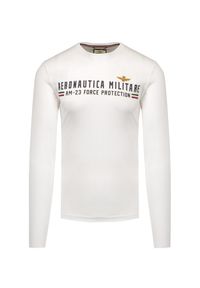 Aeronautica Militare - T-shirt AERONAUTICA MILITARE. Materiał: elastan, bawełna. Długość rękawa: długi rękaw. Długość: długie. Wzór: nadruk. Styl: klasyczny #1