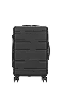 Ochnik - Komplet walizek na kółkach 19''/24''/30''. Kolor: czarny. Materiał: materiał, poliester, guma #6