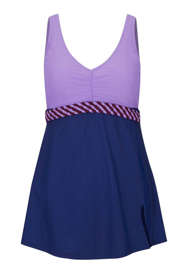 Sukienka kąpielowa shape Level 1 bonprix lila-niebieski. Kolor: fioletowy