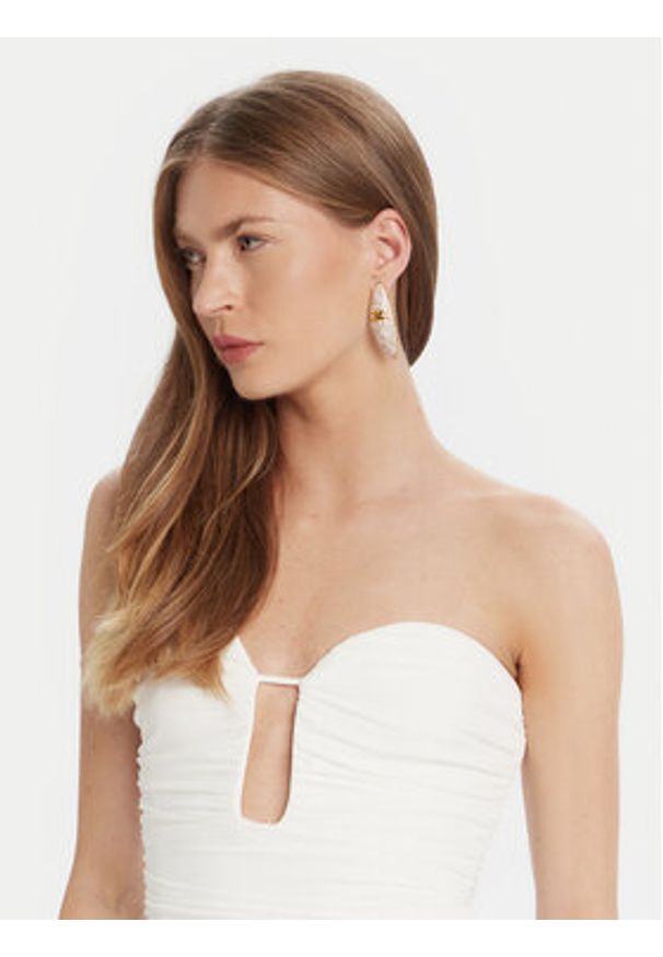 Elisabetta Franchi Kolczyki OR-57A-52E2-V290 Złoty. Materiał: metalowe. Kolor: złoty