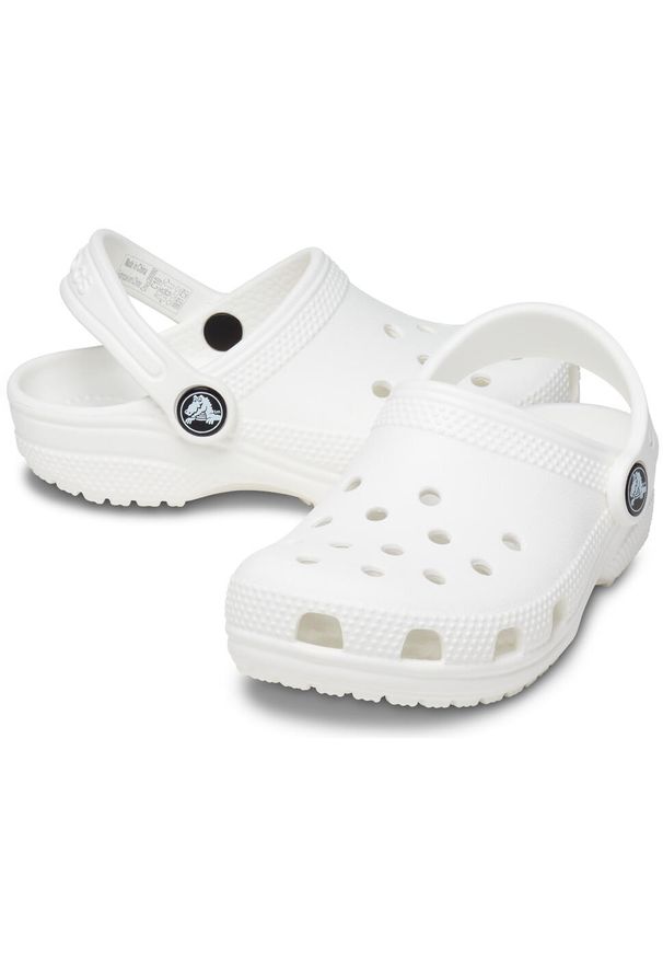 Buty do chodzenia niemowlęce Crocs Classic. Kolor: biały. Materiał: materiał, syntetyk