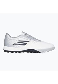 skechers - Buty piłkarskie męskie SKECHERS Razor 1.5 Academy TF. Kolor: biały. Sport: piłka nożna