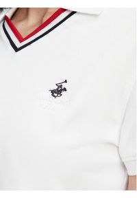 Beverly Hills Polo Club Polo P-SS26W-P2217 Biały Regular Fit. Typ kołnierza: polo. Kolor: biały. Materiał: bawełna #4