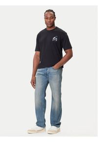 BOSS T-Shirt 50546374 Czarny Relaxed Fit. Kolor: czarny. Materiał: bawełna