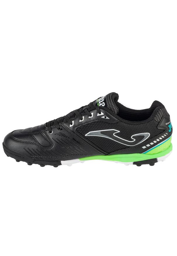 Joma - Buty piłkarskie turfy męskie, Dribling 25 DRIS TF. Kolor: wielokolorowy, czarny, zielony. Materiał: materiał, syntetyk, tkanina. Sport: piłka nożna