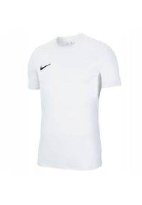 Koszulka piłkarska dziecięca Nike Dry Park VII treningowa szybkoschnąca Dri Fit. Kolor: czarny, biały, wielokolorowy. Technologia: Dri-Fit (Nike). Sport: piłka nożna