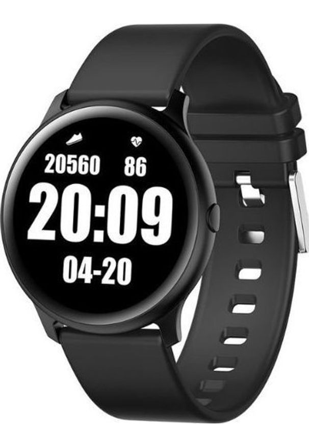 Smartwatch Gino Rossi SF1-1A1-1 Czarny (G.RSWSF1-1A1-1). Rodzaj zegarka: smartwatch. Kolor: czarny