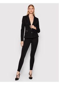 Guess Spodnie materiałowe Greta W2RB12 K8RN0 Czarny Slim Fit. Kolor: czarny. Materiał: wiskoza #4