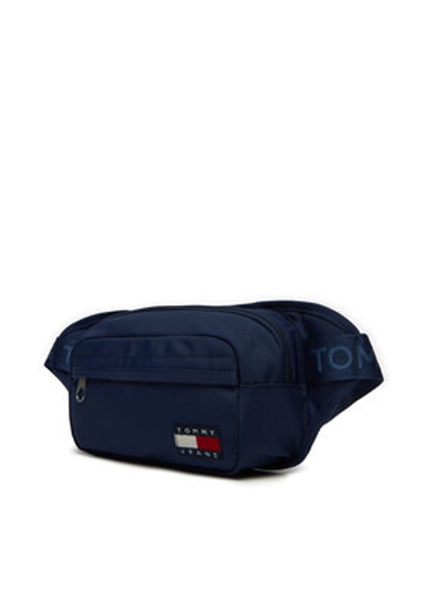 Tommy Jeans Saszetka nerka AM0AM12919 Granatowy. Kolor: niebieski. Materiał: materiał