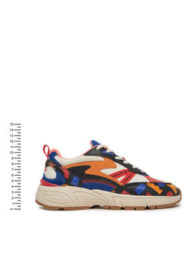 HOFF Sneakersy Oggian 12511007 Kolorowy. Materiał: zamsz, skóra. Wzór: kolorowy